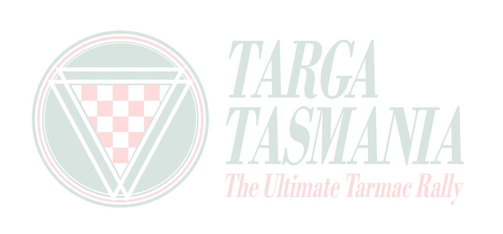 TARGA TASMANIA 2018 SUPPLEMENTARY REGULATIONS Version Three- Issued 11 th April 2018 CAMS PERMIT No.