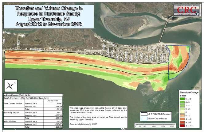 Weeks Marine Inc. was the contractor for the 2011 beach restoration project and utilize the Corson s Inlet borrow area as a sand source, work was scheduled to commence in November 2011.