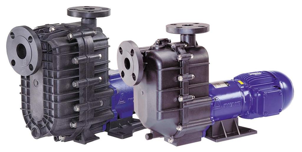 Their pumping sections incorporate our patented pinpoint contact system, which has already gained an outstanding reputation through its use in the MDH series pumps.