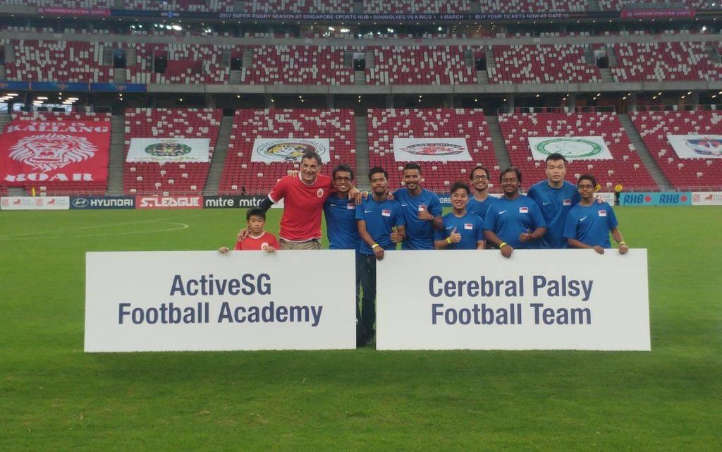 Palsy Football Team gracing the Great Eastern Community Shield