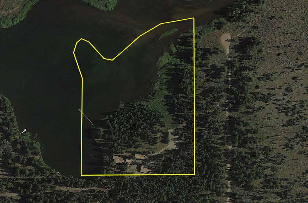 Duck Creek Cabin at Yello wstone Park Aerial Map Maps