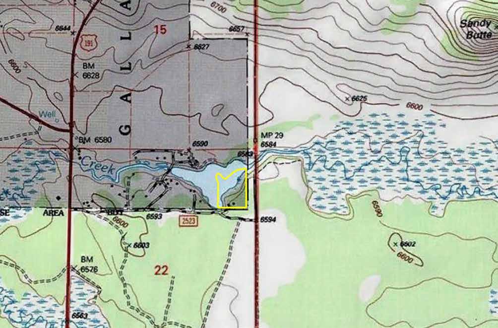 Duck Creek Cabin at Yello wstone Park To pographic Map