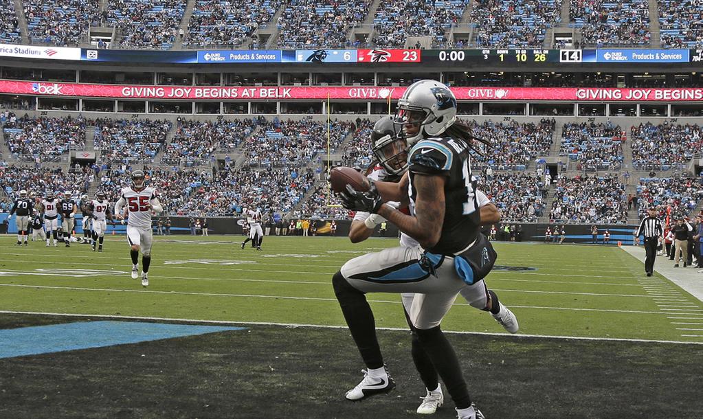 BENJAMIN RETURNED TO ACTION IN 2016 Following a knee injury in 2015 that cost him the entire season, wide receiver Kelvin Benjamin returned to the field in 2016 and played in all 16 games with 13