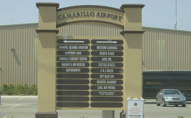 by independents based at the Camarillo Airport, a general aviation facility, to the southwest sector of the city.