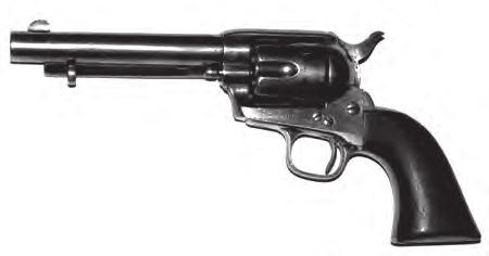 Colt Peacemaker Artillery Model Double-Action Revolver One of the most popular pistols in the West.