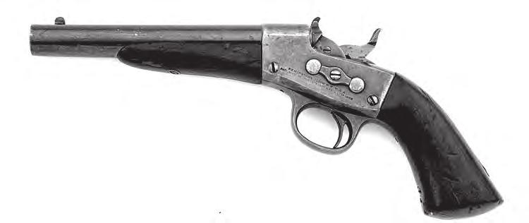 Remington Navy Single-Action, Single-Shot Pistol This large-caliber pistol,