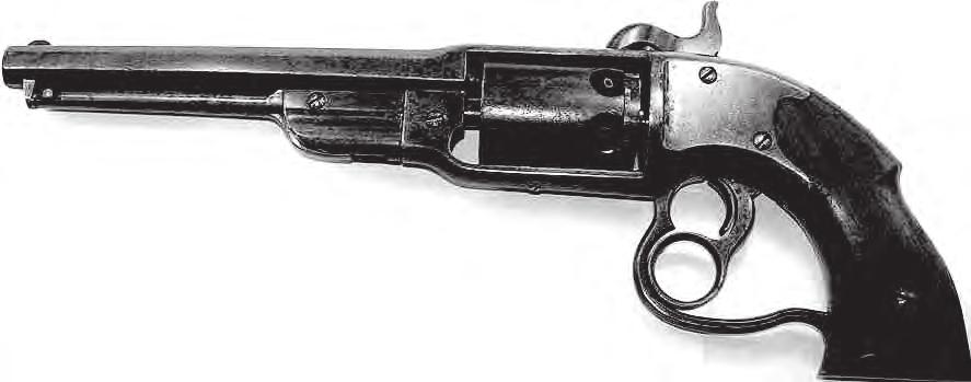 Savage & North Navy Single-Action, Cap-&-Ball Revolver A large revolver of unusual design: