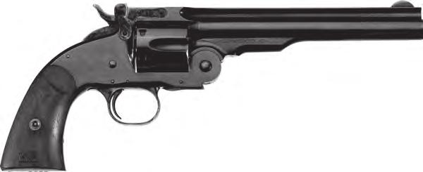 Smith & Wesson No. 3 Single-Action Revolver This pistol incorporates a novel automatic ejector to remove all cartridges when. the weapon is opened for loading..44 6 2 1 10 3d6 +0 3 1870 $13.