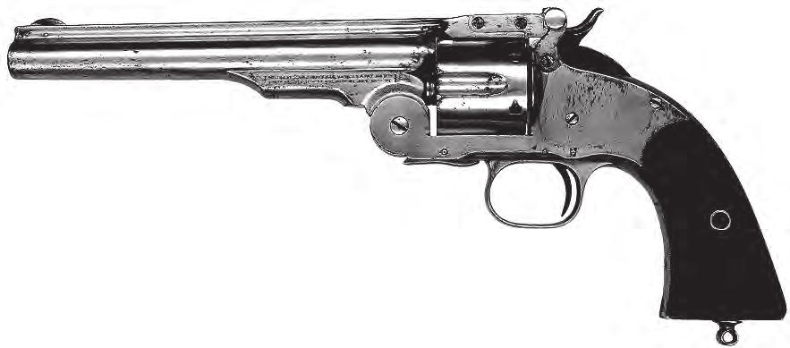 Smith & Wesson Schofield Single-Action Revolver A version of the Smith & Wesson 3, which incorporates modifications made by Major George W. Schofield. of the Union Army.