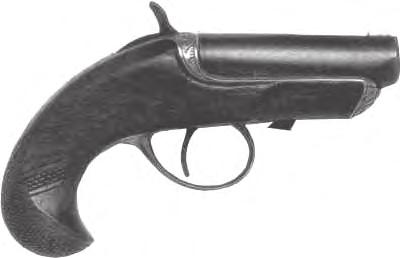 Williamson Single-Shot Single-Action Derringer A small derringer that holds only a single