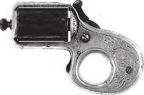 W. Irving Knuckle-Duster Single-Action, Revolver Derringer This tiny revolver-type