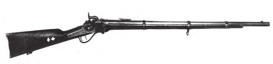 Sharps 1859 Rifle Cap-&-Ball, Single-Shot Rifle This rifle uses a percussion cap, but is a breechloader, so it can be