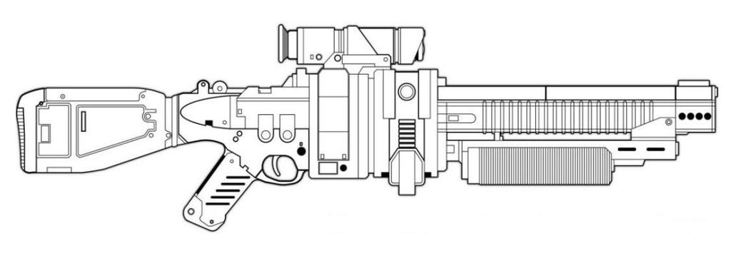 Voroncovo M33 Coilgun [12mm HVADS] 5.5 kg, Ammo.