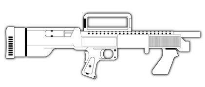 ASA Hoplite Combat Shotgun [12 gauge] 3.8 kg, Ammo.