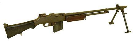 Fig. 21. This is the M1918A2 Browning Automatic Rifle. (en.wikipedia.