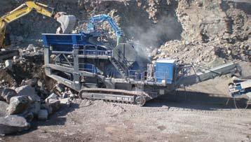 the special features of a recycling crusher.