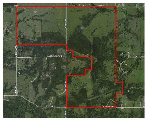 Synar Brothers Ranch Muskogee County, OK Aerial Information regarding acreages, boundaries, aerial accuracies, photos, and locations are for general referencing and may not be accurate.