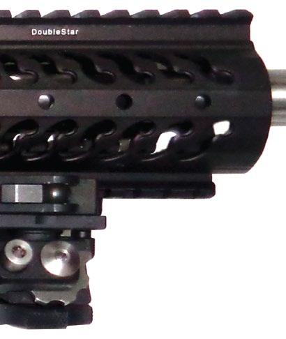 The extended latch comes in handy when the back of the scope overhangs the charging handle. The latch is what makes the charging handle accessible.