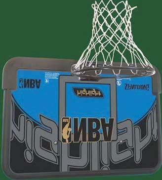 SPALDING NBA HIGHLIGHT BACKBOARD + Backboard made of eco-composite material + Solid