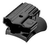 holster has integral accessory rails as well
