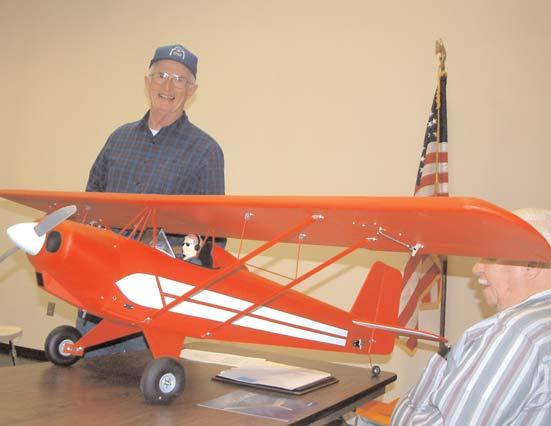 (Continued from the previous page) George Cooper discussed his new AK China Model Products Cessna 182 Skylane.