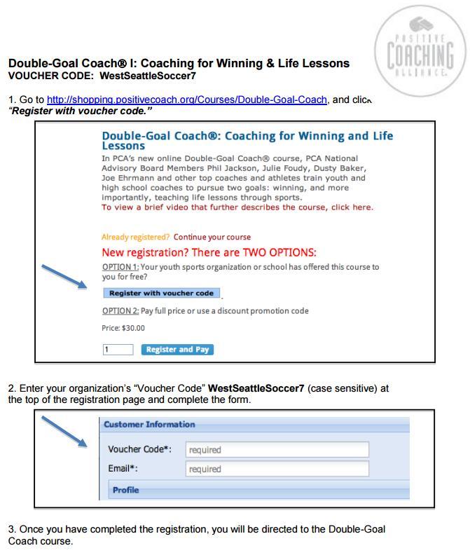 Positive Coaching Alliance (PCA) Double-Goal Coach Coaching for Wining and Life Lessons We will