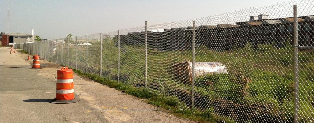 Construction End of May: Installed safety & security fence around Dartmouth Finishing Site June:
