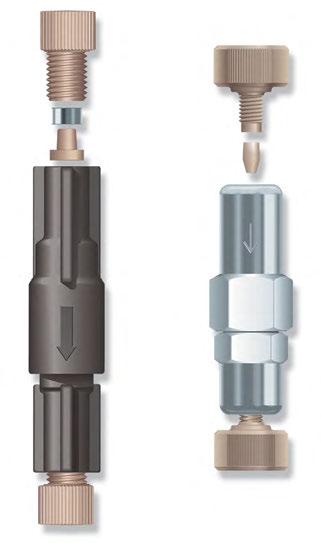 Please Note: These Back Pressure Regulator Holders are designed to allow each cartridge to operate at its stated pressure setting when tightened to 20 in lbs. of torque.