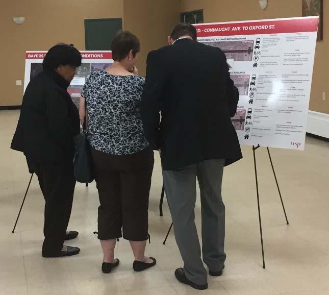 3.2.3 PUBLIC OPEN HOUSE Two open houses, (one focused on Bayers Road, and the other focused on Gottingen Street), were held for members of the public to review the proposed functional design options