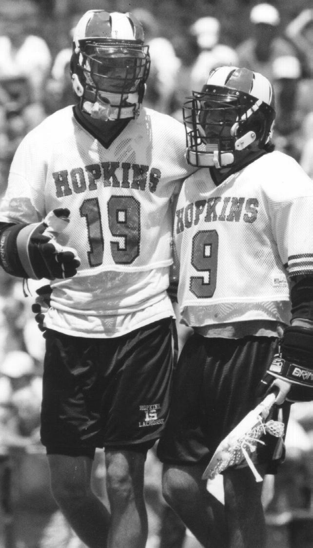 Midfield 1985-87 1983-86 Defense 1987-89 Defense 1998-2000 Midfield 2006-08 Midfield Hopkins Four-Time All-Americans Since the first All-America team was announced in 1922, Johns HARRISON Hopkins has