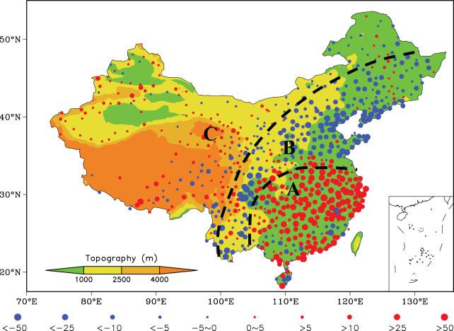 China warm-season precipitation and heating over the Tibetan Plateau 233 Figure 7.