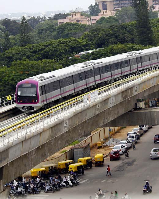 Government Efforts to Tackle through Metro Investments USD 2 Bn Investment in Namma Metro 42 km
