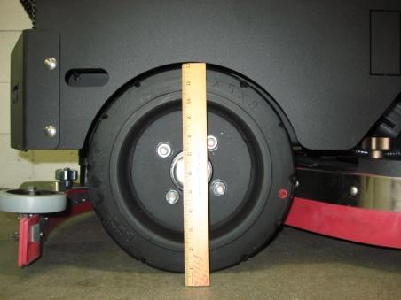 scrubber s have a 12 diameter tire.
