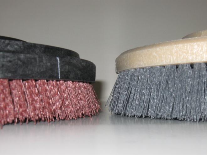 Ours brush fiber lengths are 1 ¾ while the competitors are 1 ¼ meaning that our brushes will last at least 35% longer.