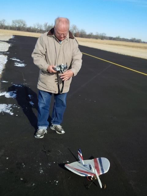 One contestant donated his $5 to the club and one of our members who showed up to fly donated $6 to the club. Probably a total of fourteen pilots and spectators.