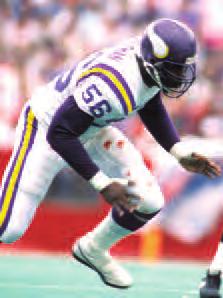 Chris Doleman, Class of 2012 Defensive End/Linebacker 6-5, 270 Pittsburgh 1985-1993, 1999 Minnesota V ikings, 1994-95 Atlanta Falcons, 1996-98 San Francisco 49ers Biographical Background Elected to