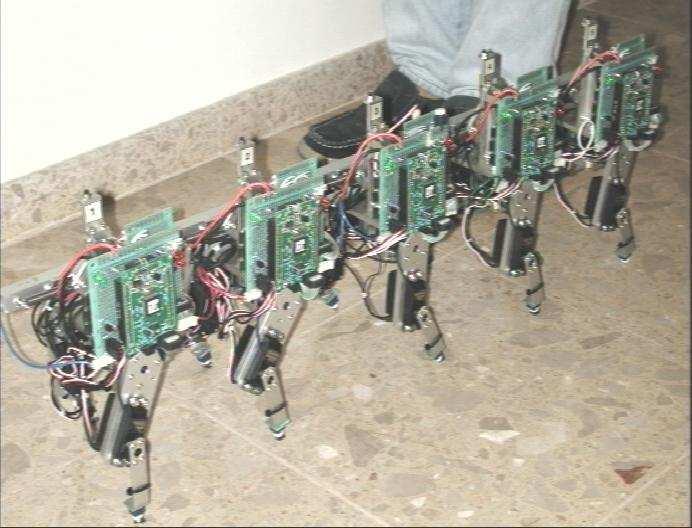 Figure 4: Photograph of the experimental set up. 5. Hardware experiments limited number of hardware experiments have been conducted on the robot.