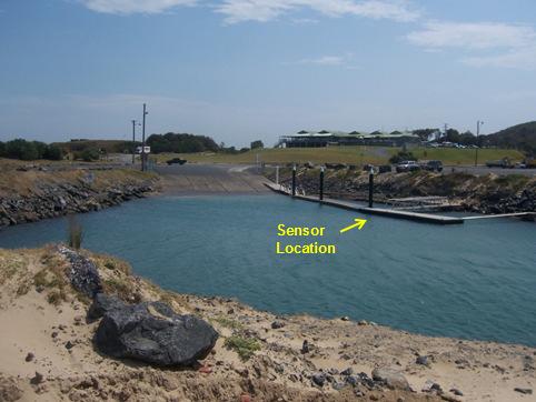 seabed to ensure that wave conditions were monitored for all water levels and the influence of tide level on wave action could be assessed (Photo 4).