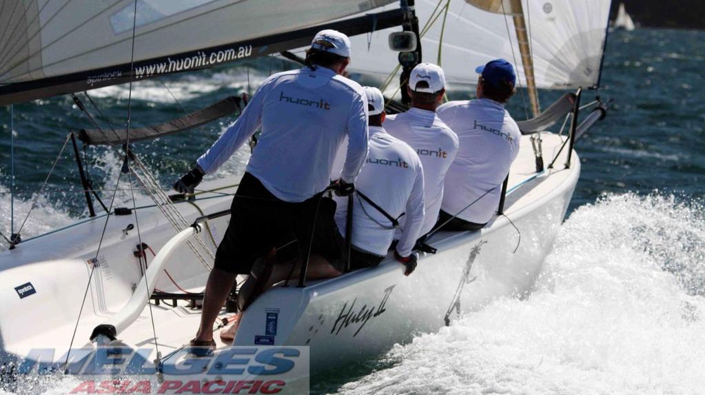 The Melges 24 is sailed competitively around the world.