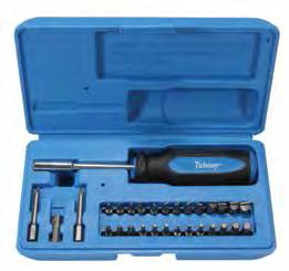 In addition, the kit includes a full assortment of standard punches, roll pin punches, as well as a brass drift punch, a center punch and the Brass Tapper hammer.