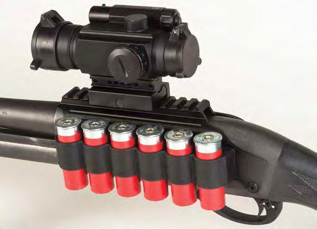 ..(#1081030) The Original SideSaddle Shotshell Carrier The unique TacStar SideSaddle mounts extra rounds on your shotgun in a convenient and accessible location for fast reloading.