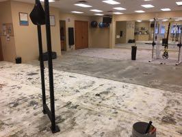 Fitness Center The new flooring has been