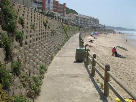 south towards the site The site is located along North Beach Road, overlooking the
