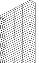 PROMOTIONAL WIRE MESH PANEL (WING) D-16 With 2½"