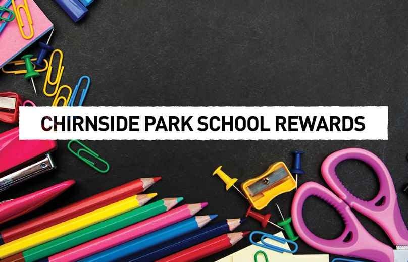 Chirnside Park School Rewards is a competition run in conjunction with 21 local primary schools for their chance to win a share of $10,000 in school community grants.