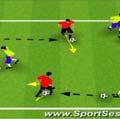 Description Freeze Tag : All players are dribbling a soccer ball in a 5Wx0L yard grid. players dribble a soccer ball, but they are the freeze monsters.