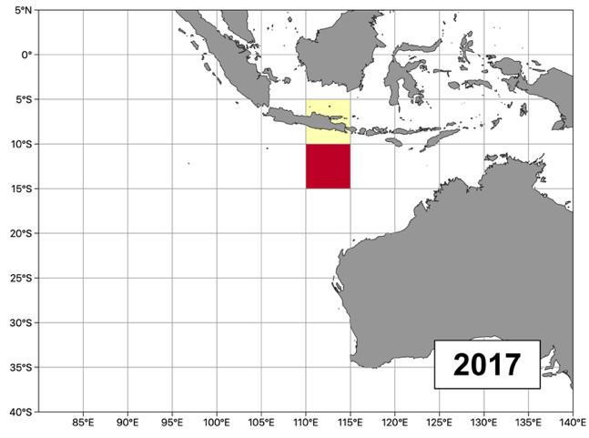 show intensity of fishing sets (source: Indonesian ROS data) Figure 8b.