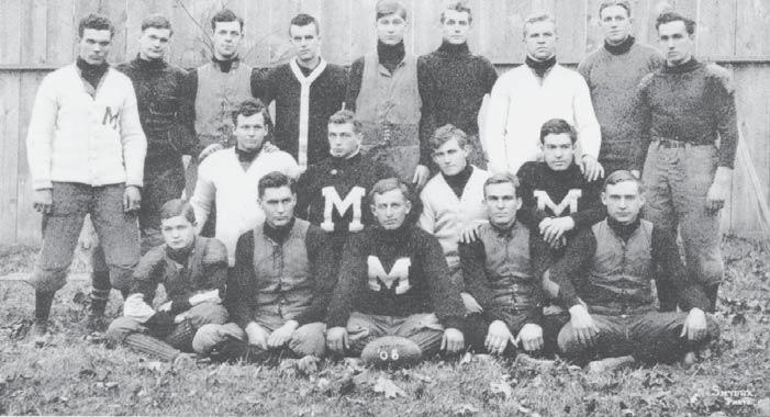 Year-by-Year Scores The 1908 Miami squad outscored its opponents 113-10 en route to a 7-0 record. 1888 (0-0-1) Coach: None paid D 8... Cincinnati... T...0-0 1889 (4-0) Coach: None paid N 9.