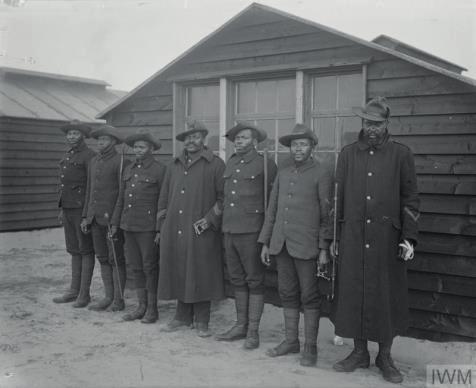 IWM (Q 4885) Members of the Military Police of the South African Native Labour