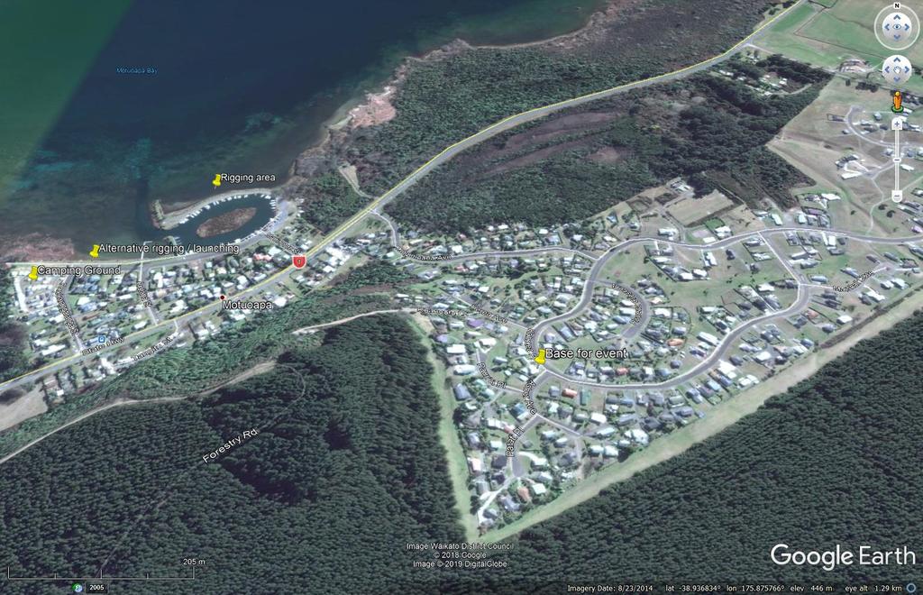 Attachment A Location of venue (Motuoapa Bay, Lake Taupo) Off water base for